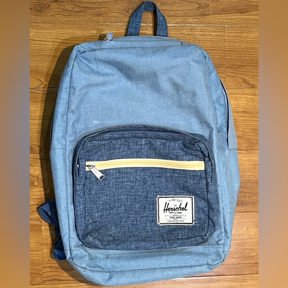 HERSCHEL SUPPLY CO. Unisex Pop Quiz Backpack Faded Denim Indigo 15”